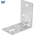 Electro Galvanized Construction Perforated Metal Corner Brackets para madera